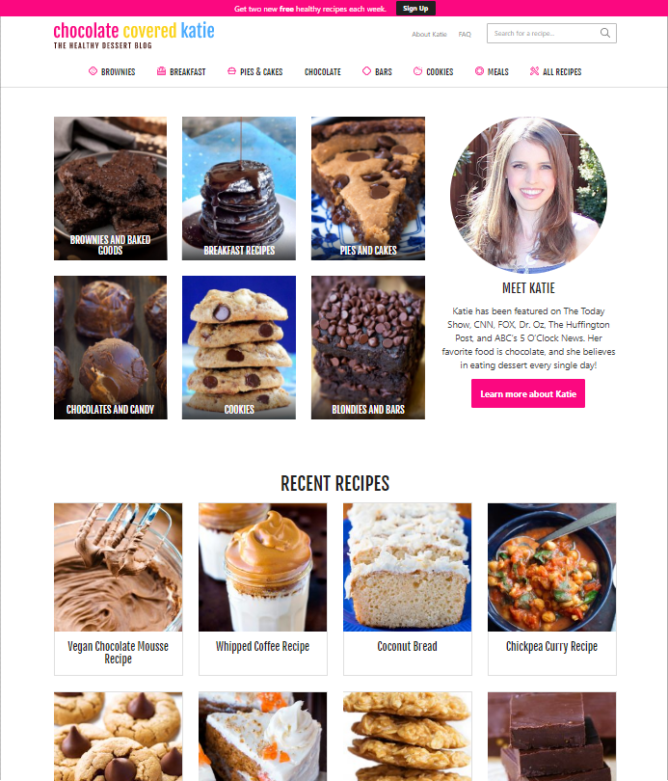 My New Food Blog Design