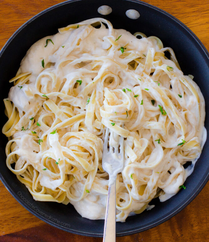 Recette Alfredo de chou-fleur crémeux