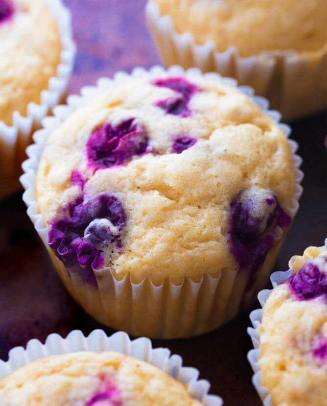 Easy Vegan Blueberry Muffins