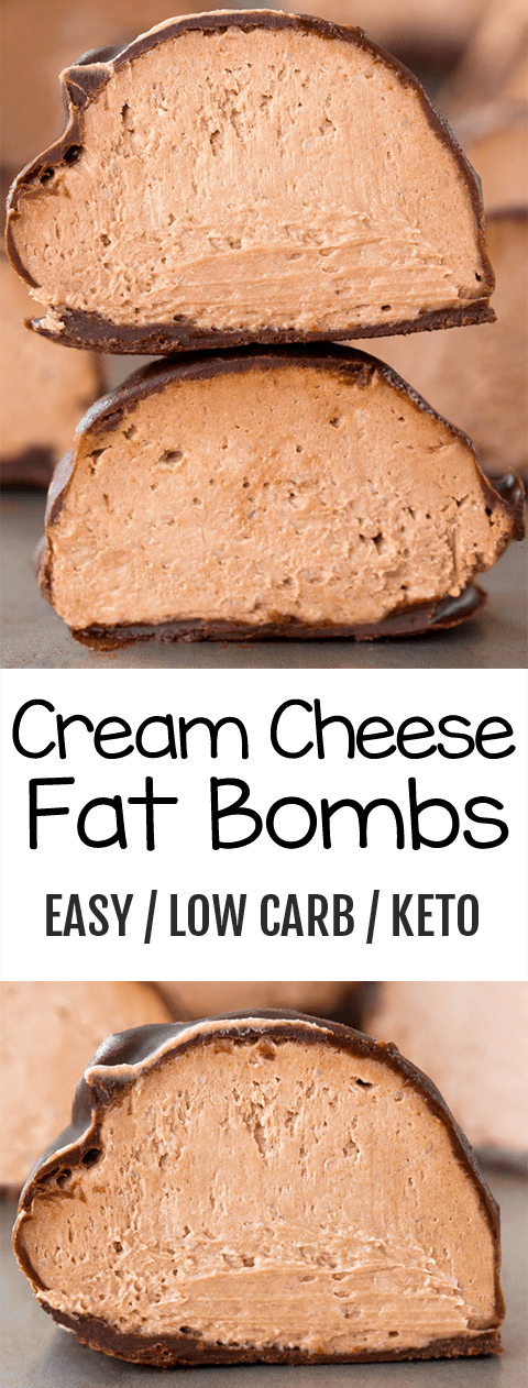 Low Carb Keto Cream Cheese Bombs