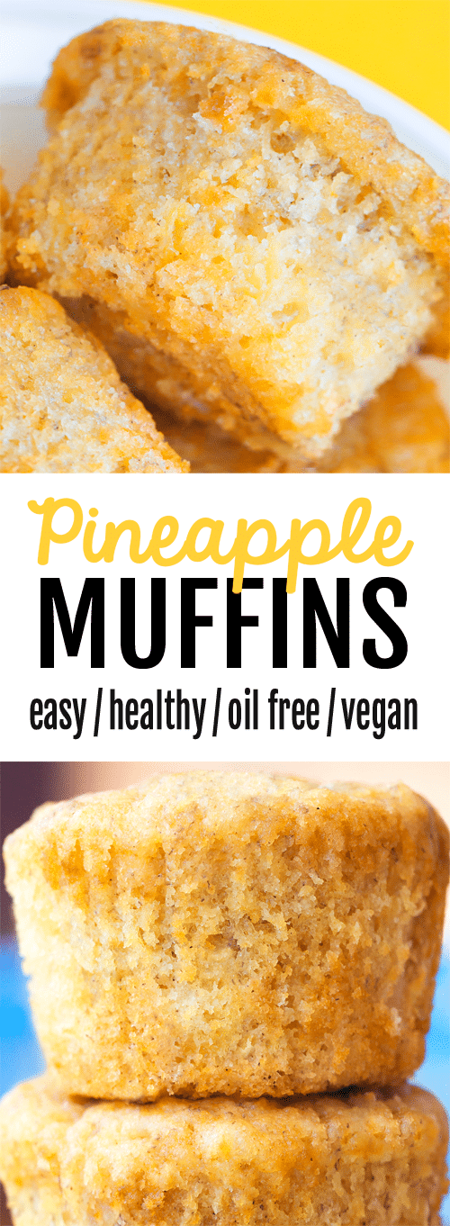 Secretly Healthy Pineapple Muffins