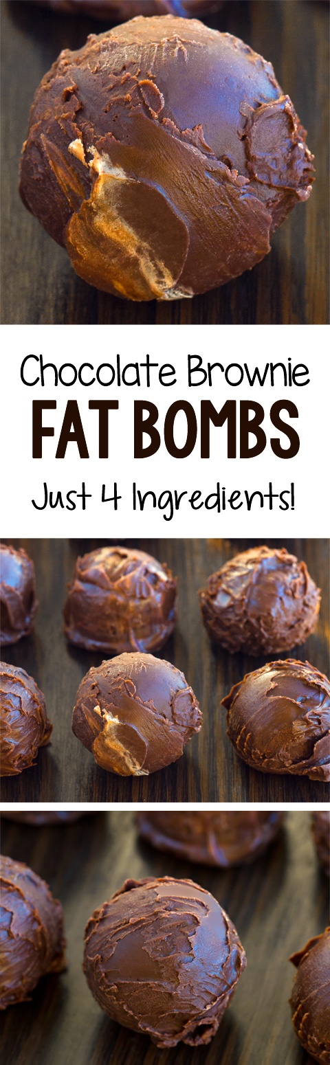 Secretly Low Carb Chocolate Brownie Fat Bombs Recipe