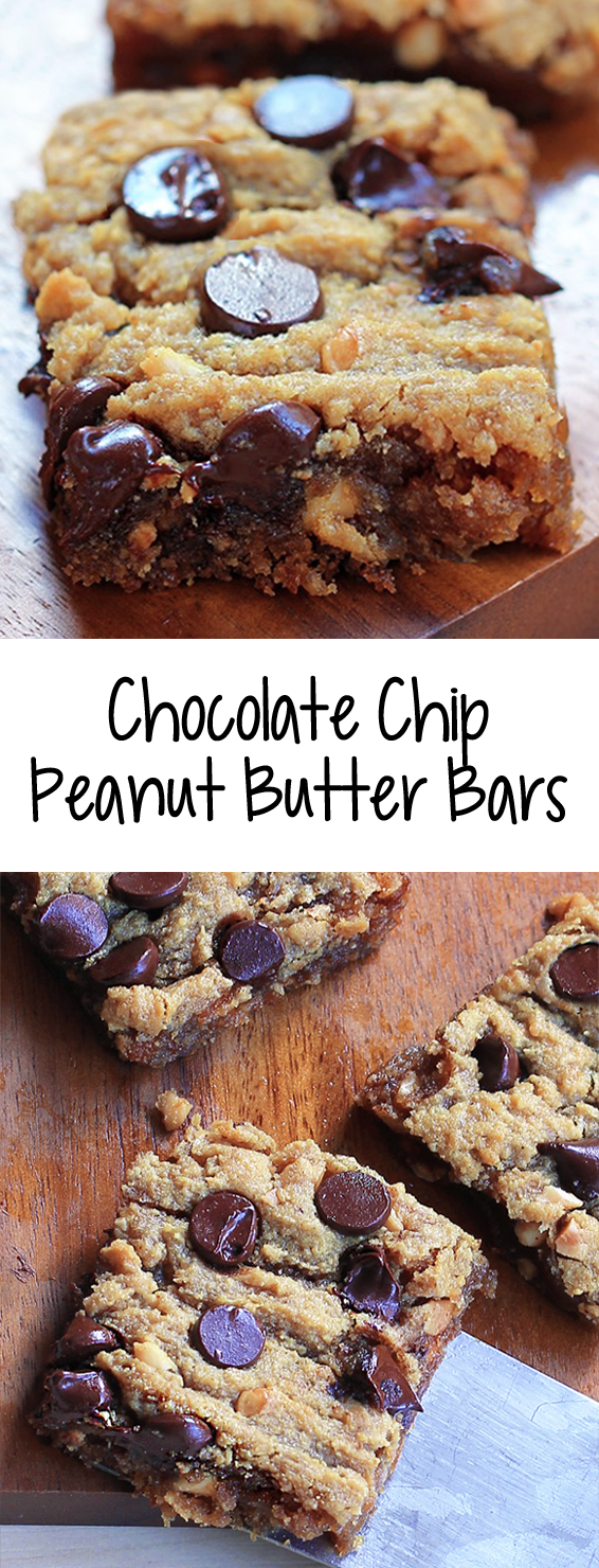 The Best Chocolate Chip Peanut Butter Bars Recipe