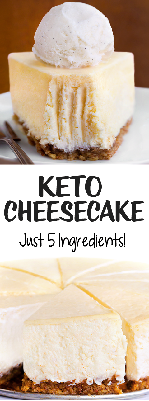 Keto Cheesecake Recipe Just 5 Ingredients