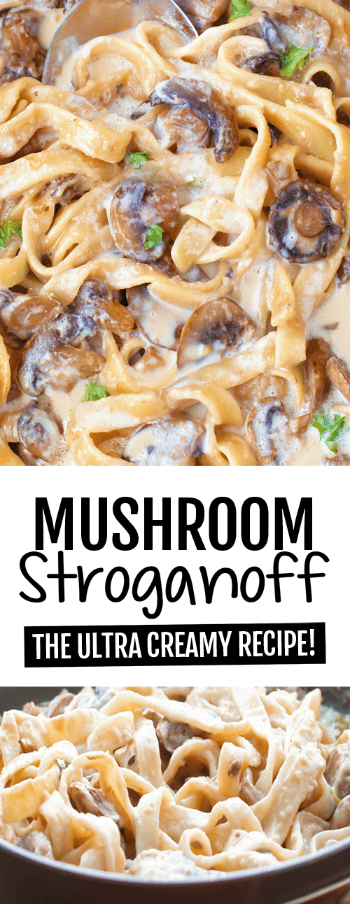 Mushroom Stroganoff - The BEST Creamy Recipe!