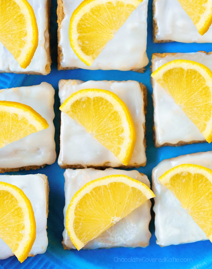 Healthy Lemon Bars