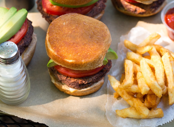 Vegan Black Bean Burgers