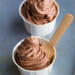 Healthy Chocolate Protein Ice Cream