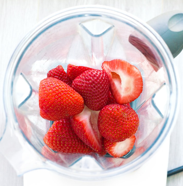 Strawberries In Blender