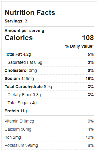 Tofu Scramble Nutrition Facts And Calories
