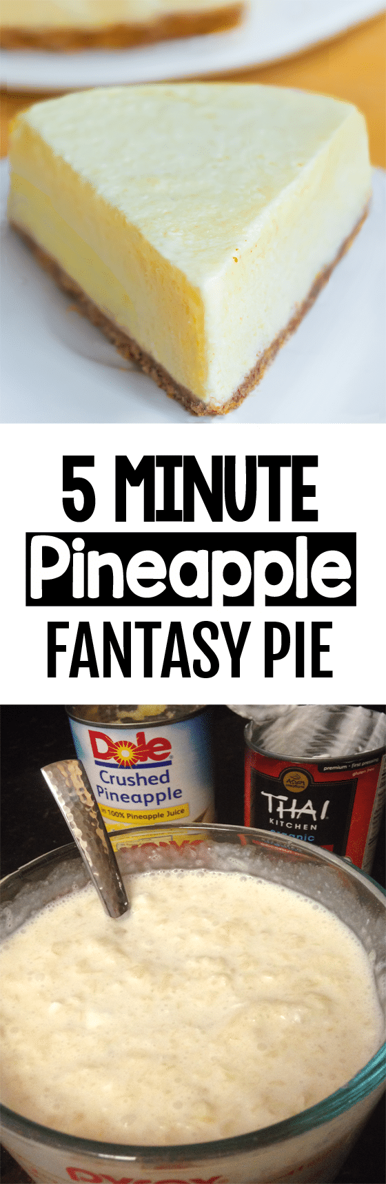5 Minute Pineapple Fantasy Pie Recipe