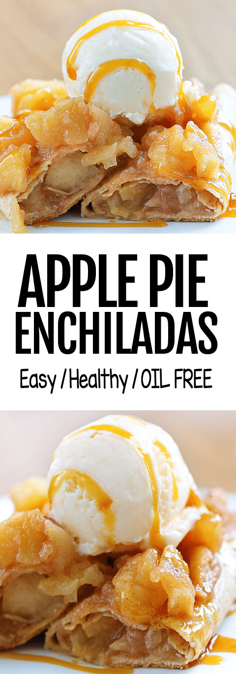 Easy Apple Pie Breakfast Enchiladas Recipe