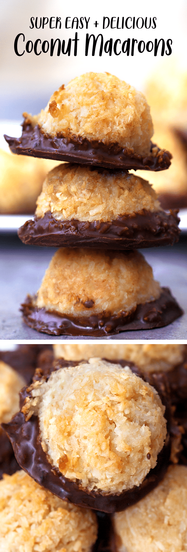 Easy Homemade Coconut Macaroons (Vegan, Paleo, Keto Option)