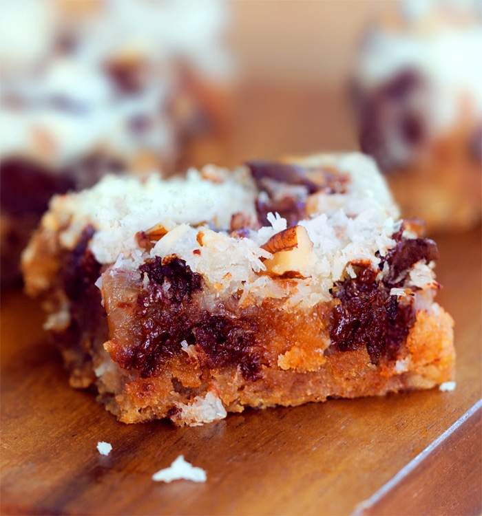 Toasted Coconut Magic Bars - Reluctant Entertainer