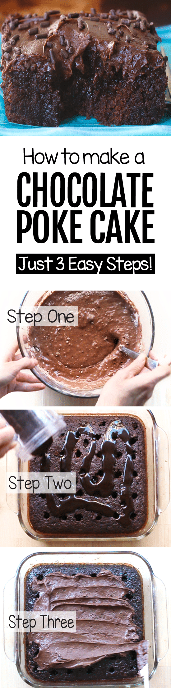 How To Make A Chocolate Poke Cake Recipe The EASY Way