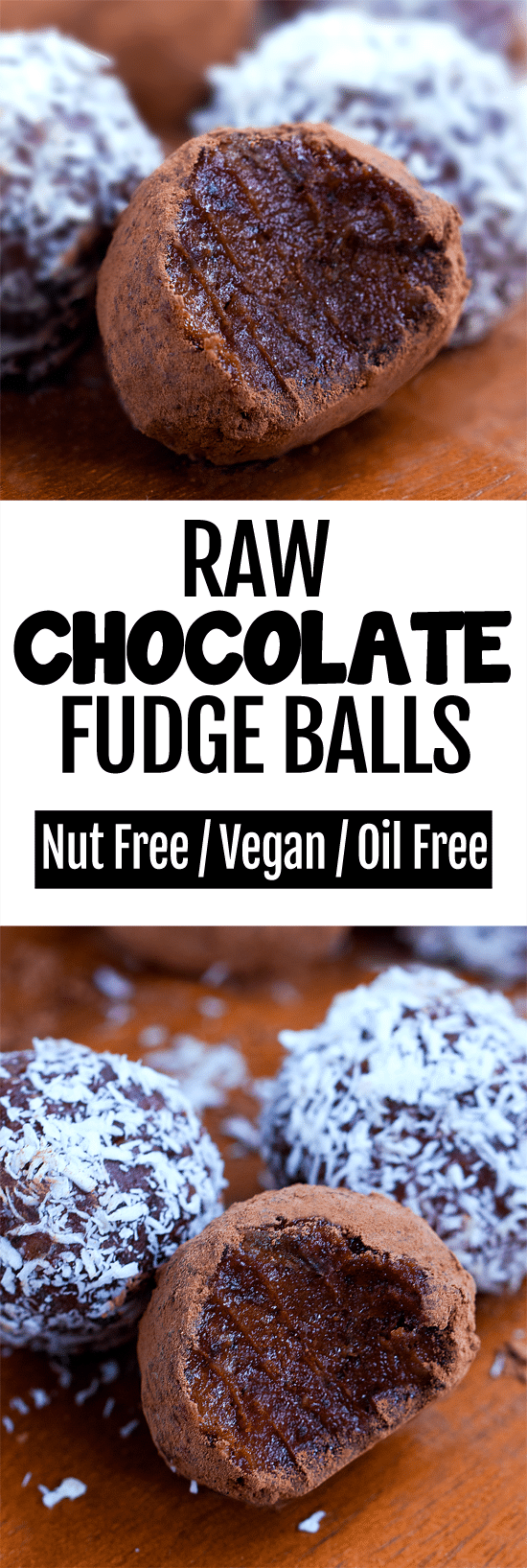 Secretly Healthy Raw Chocolate Fudge Balls