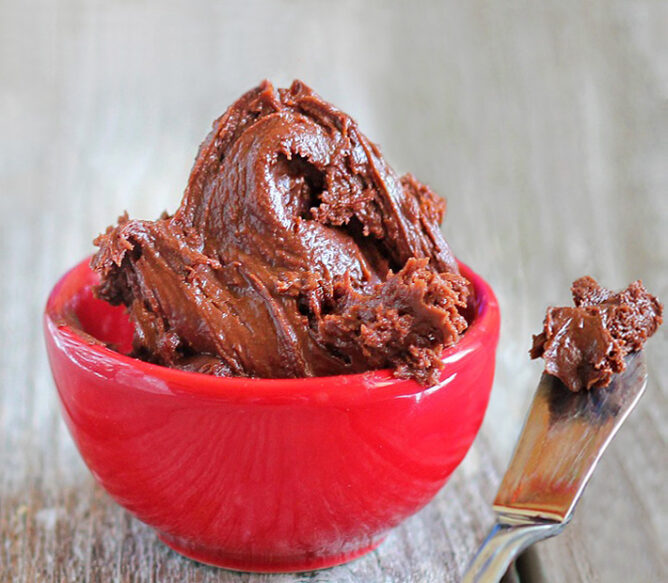 Secretly Healthy Vegan Chocolate Frosting