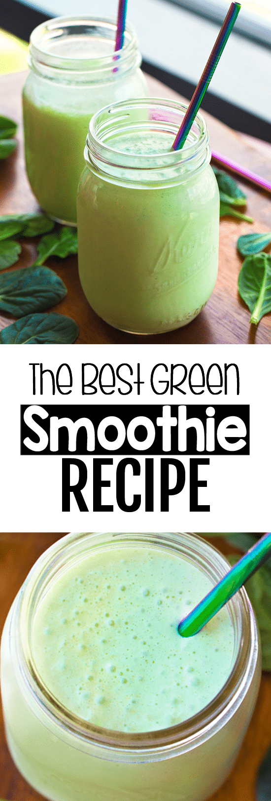 Green Smoothie Recipe - The best healthy recipe, with NO banana!