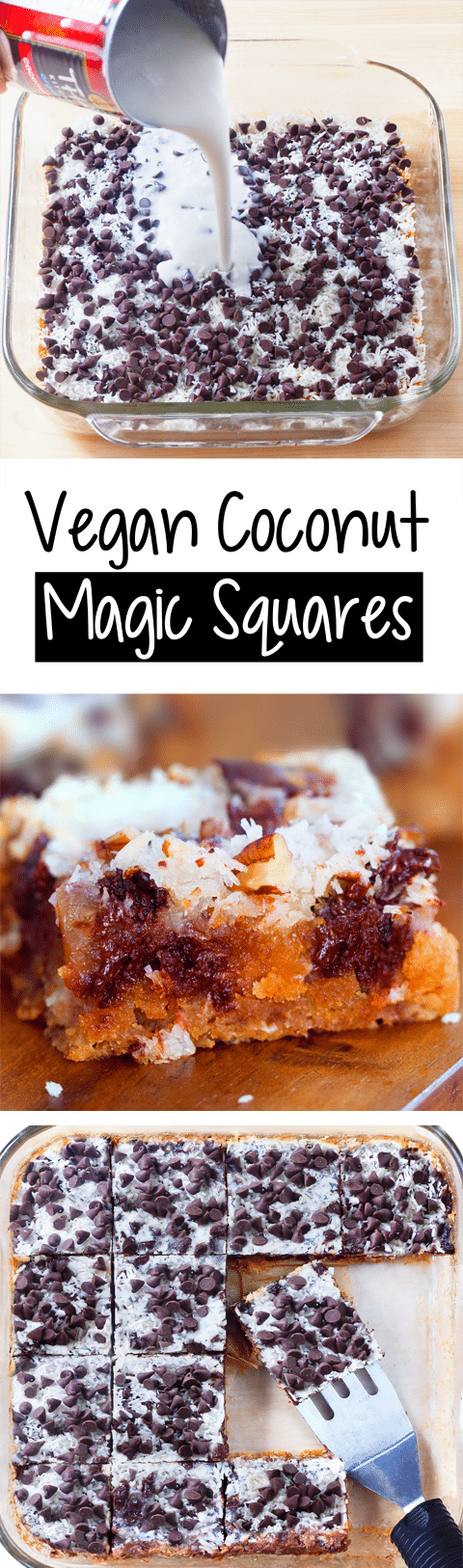 Vegan Coconut Magic Squares Recipe (7 Layer Bars)