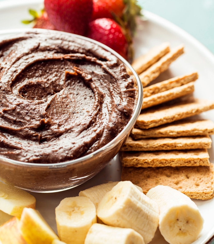 Chocolate Brownie Hummus Dip