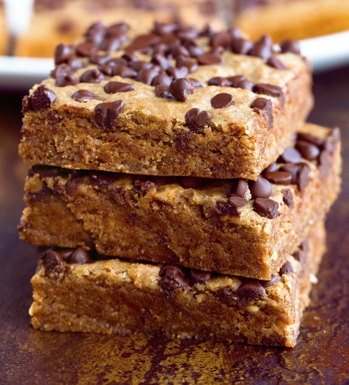 The Best Chocolate Chip Cookie Bars - Chocolate Covered Katie