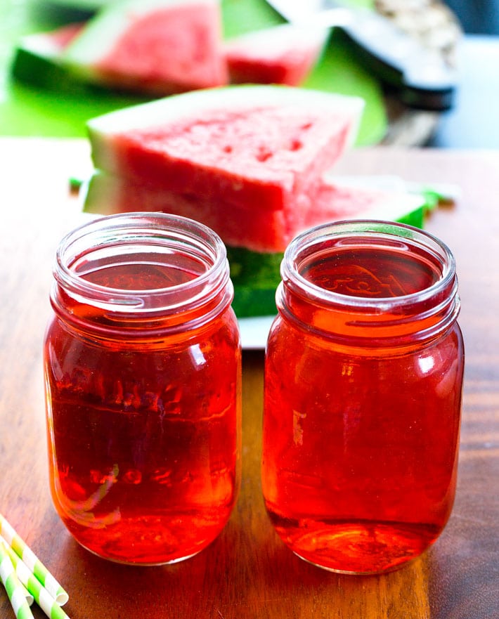 Homemade Watermelon Juice - The Fig Jar