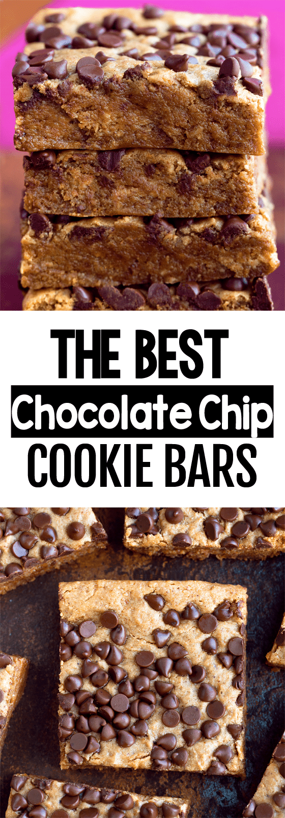 Secretly Healthy Chocolate Chip Cookie Bars