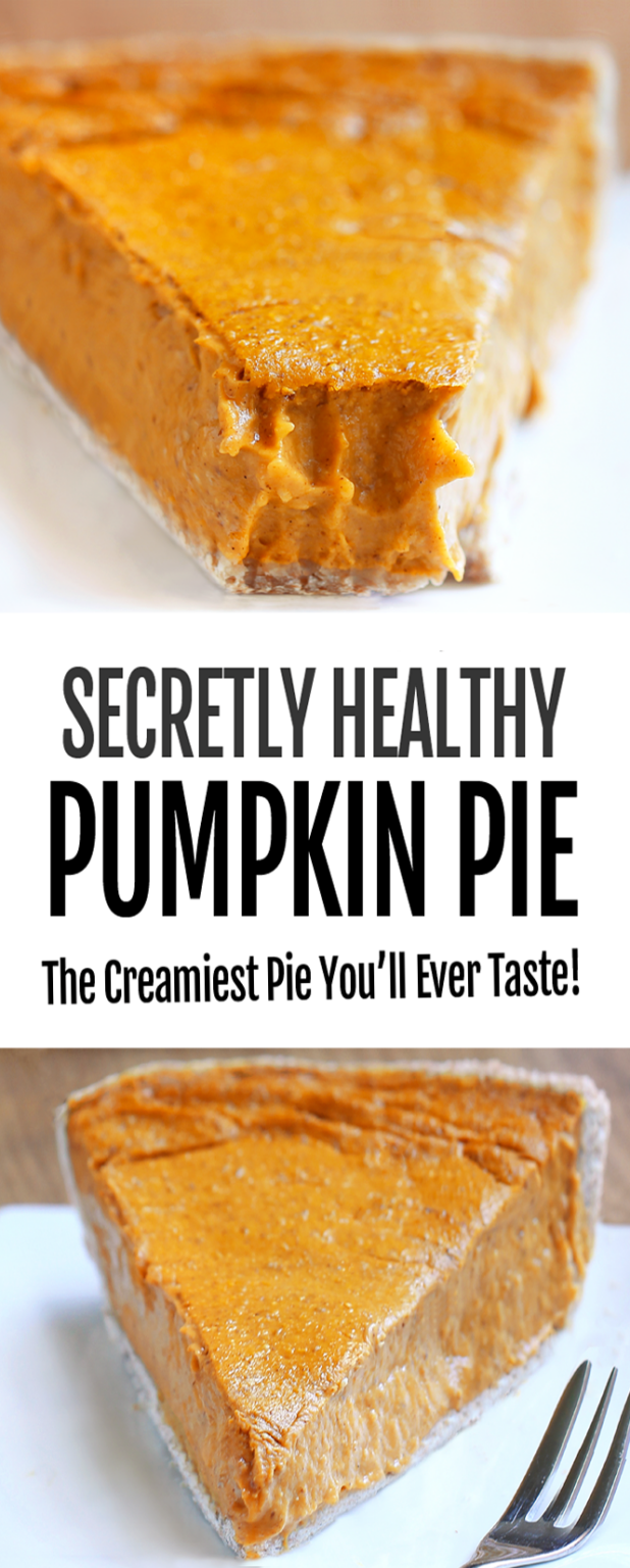 Healthy Pumpkin Pie The Creamiest Pie Youll Ever Taste