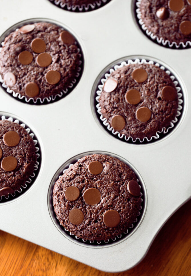 Low Fat Chocolate Muffins