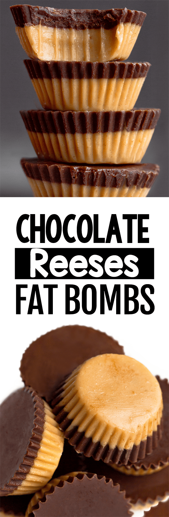 Chocolate Peanut Butter Cup Fat Bombs