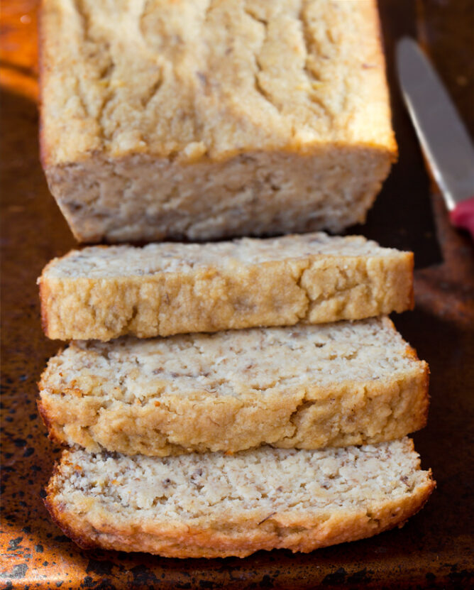 Almond Flour Banana Bread - No Sugar Required!