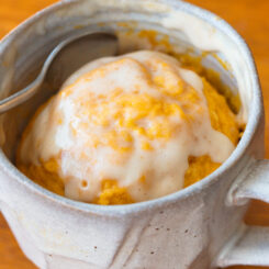 Pumpkin Cake In A Mug