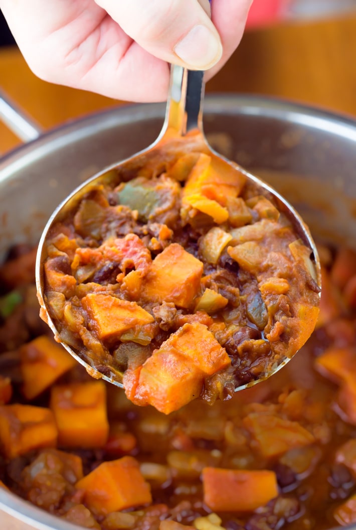 Sweet Potato Vegan Chili Recipe