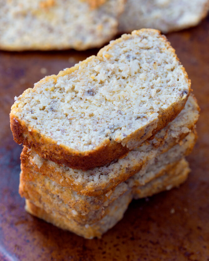 The Weightier Almond Flour Banana Bread