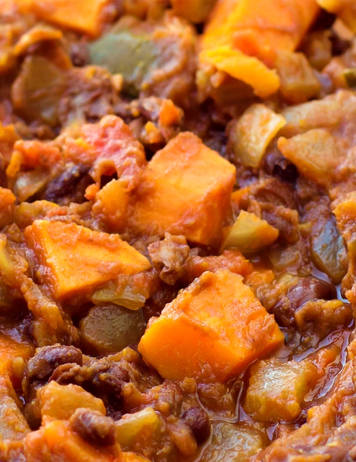 The Best Vegetarian Sweet Potato Chili Recipe