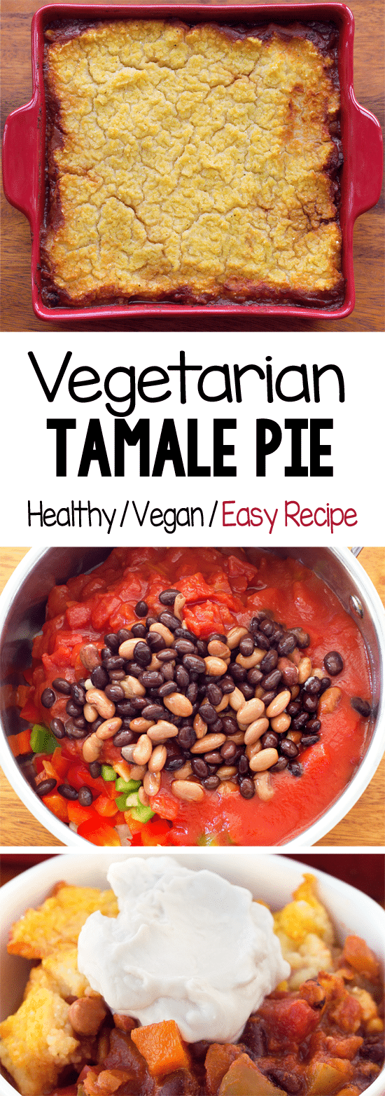 Easy Vegetarian Tamale Pie Casserole Recipe