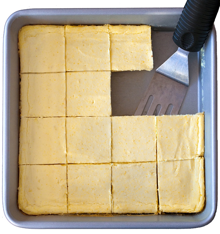 Lemon Cheesecake Squares Recipe