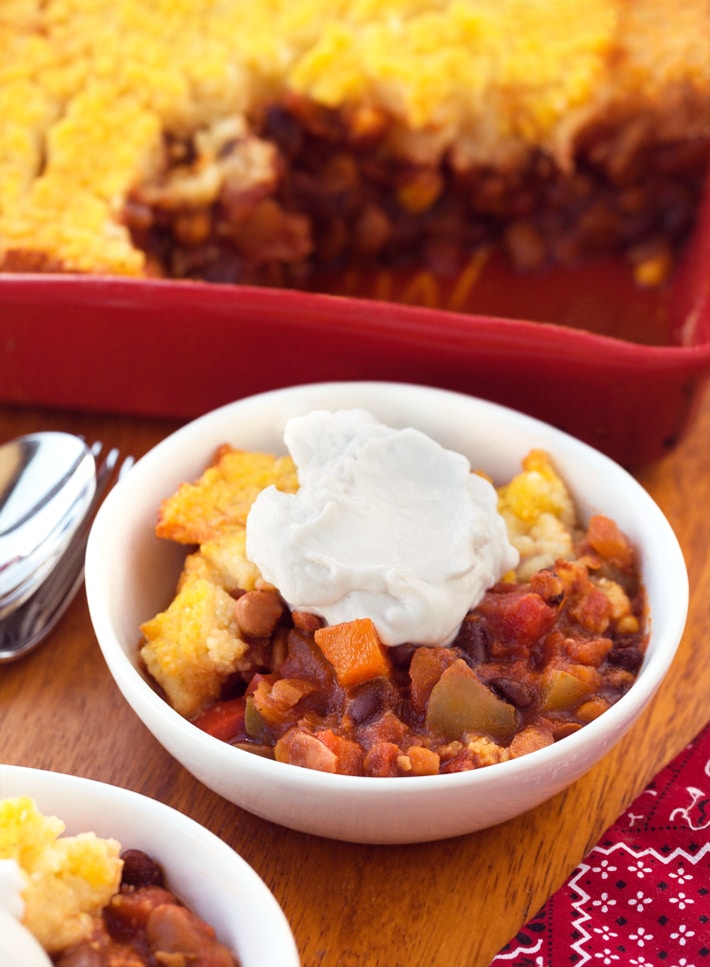 Vegetarian Tamale Pie Recipe