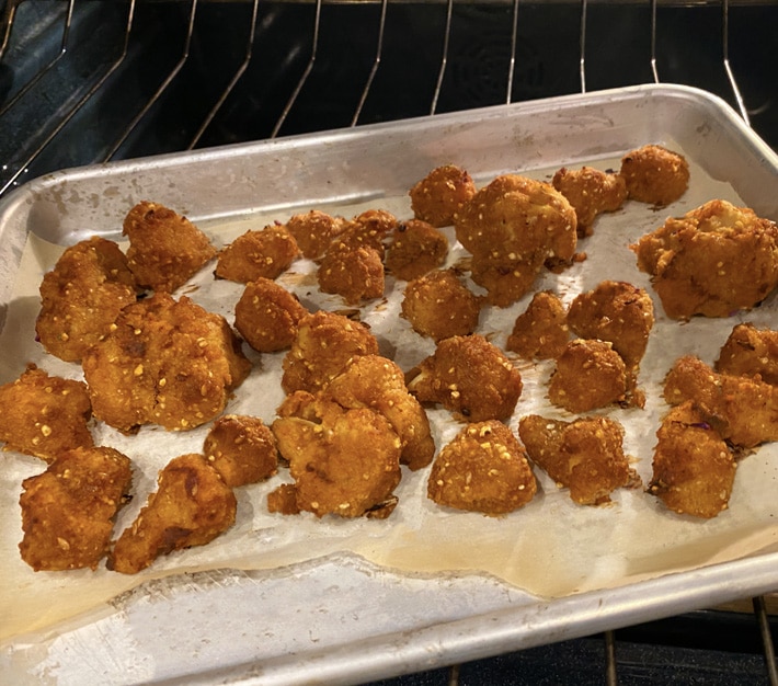 Plant Based Dinner Baked Cauliflower