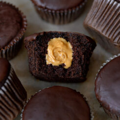 Vegan Chocolate Peanut Butter Cupcake Recipe