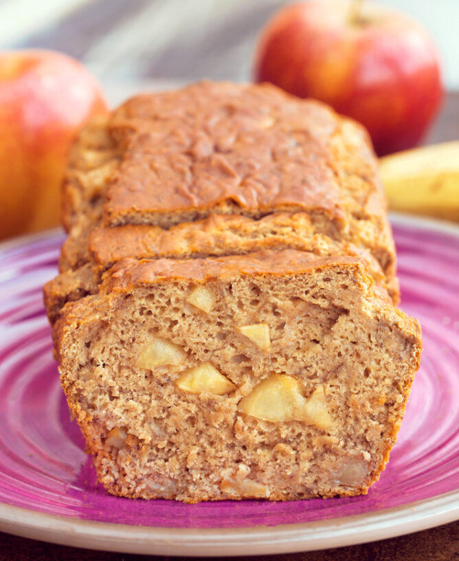 Apple banana bread chocolate covered katie