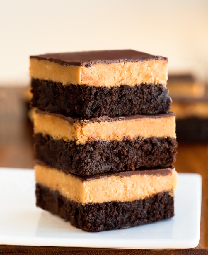 An easy recipe for peanut butter brownies