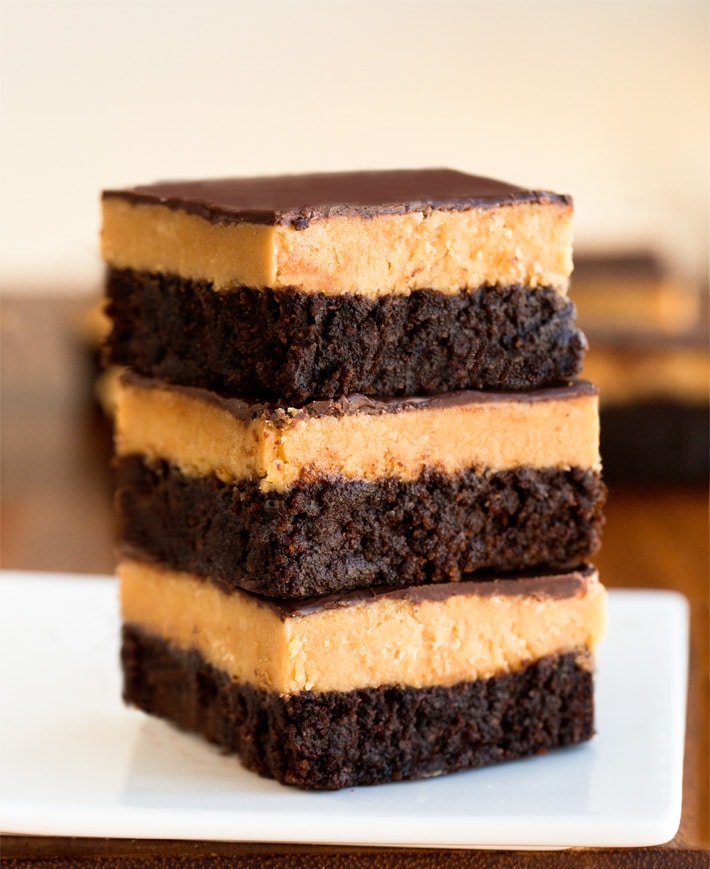 Dark Chocolate Peanut Butter Brownies - Home. Made. Interest.