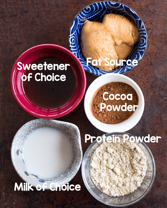 Healthy Vegan Frosting Ingredients