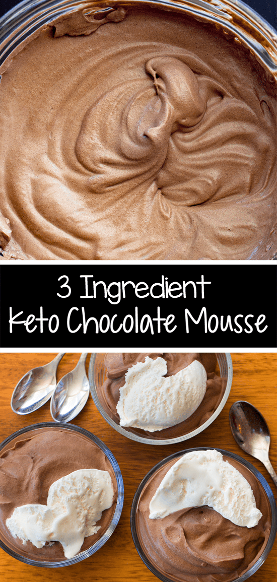 Homemade Keto Mousse (low carb, egg free, dairy free)