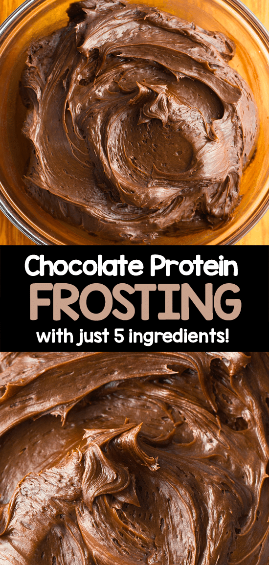 How to make healthy chocolate frosting with protein powder