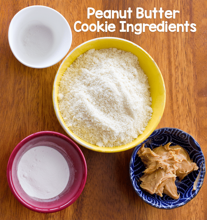 Ketogenic Peanut Butter Cookie Ingredients