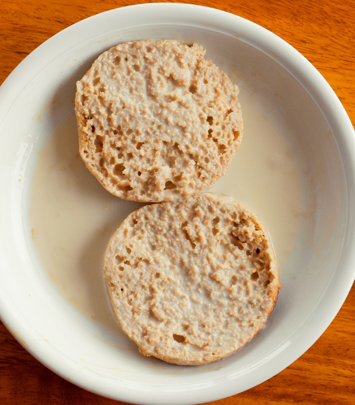 Soaking French Toast