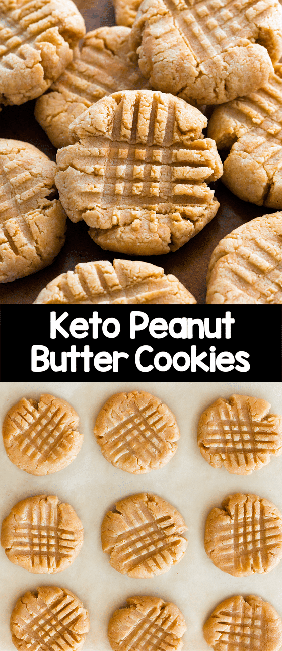 The Best Soft Chewy Keto Peanut Butter Cookies