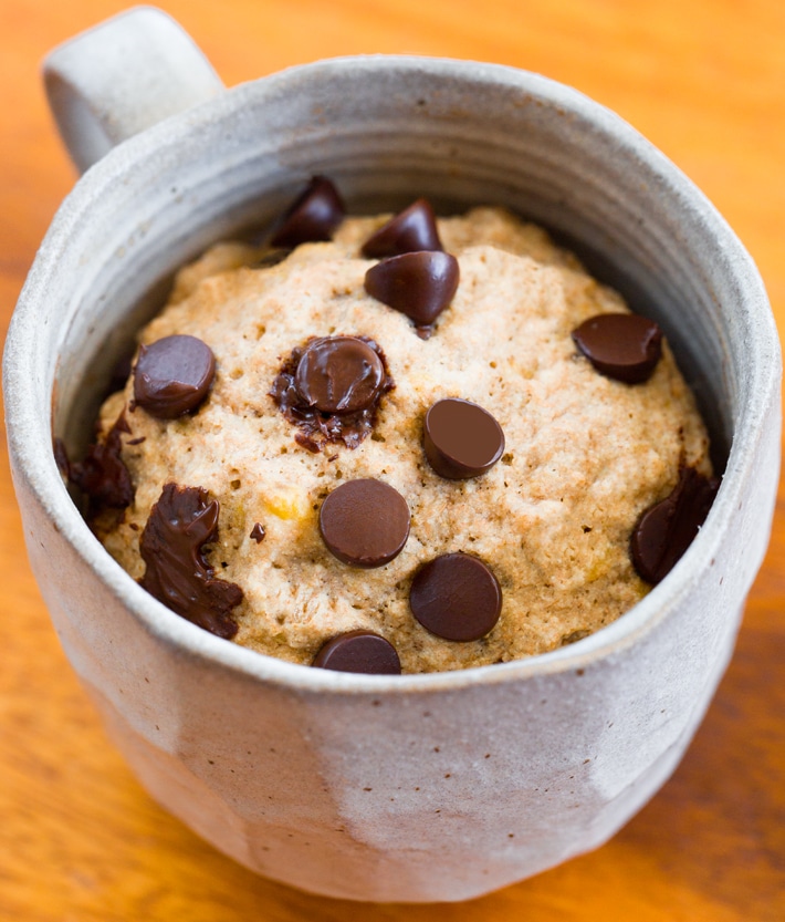 Vegan Banana Mug Cake Recipe